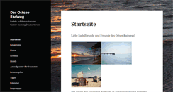 Desktop Screenshot of ostsee-radweg.org